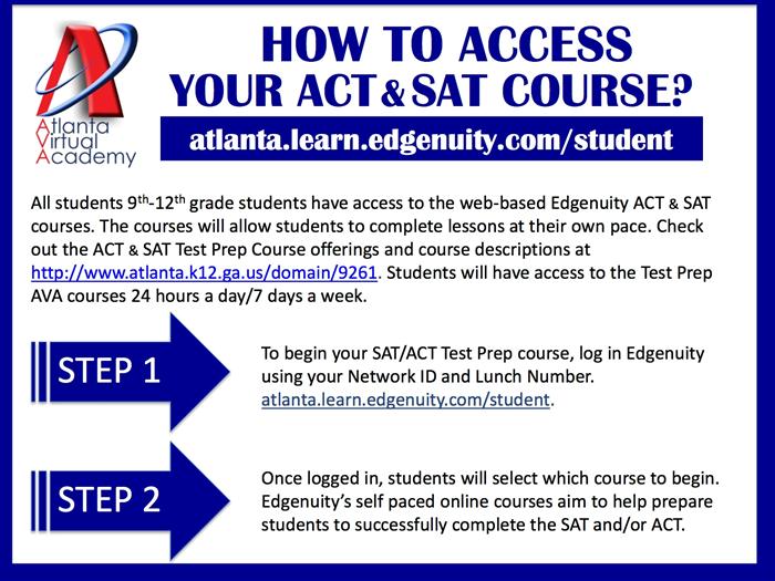 How To Access Your ACT & SAT Courses 